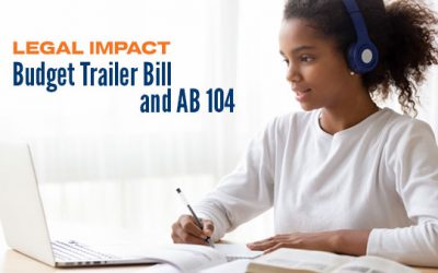 Critical Update: The Legal Impact of the Budget Trailer Bill and AB 104 on Charter Schools