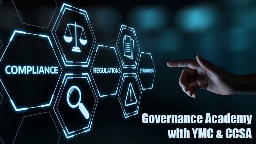 Digital graphic displaying Governance.