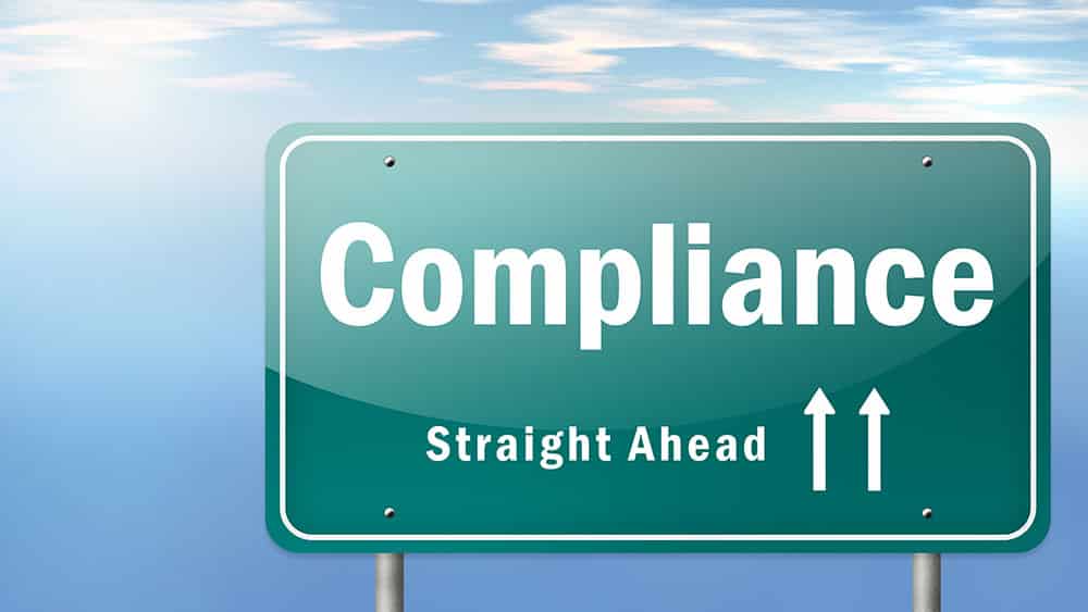 Compliance Straight Ahead billboard