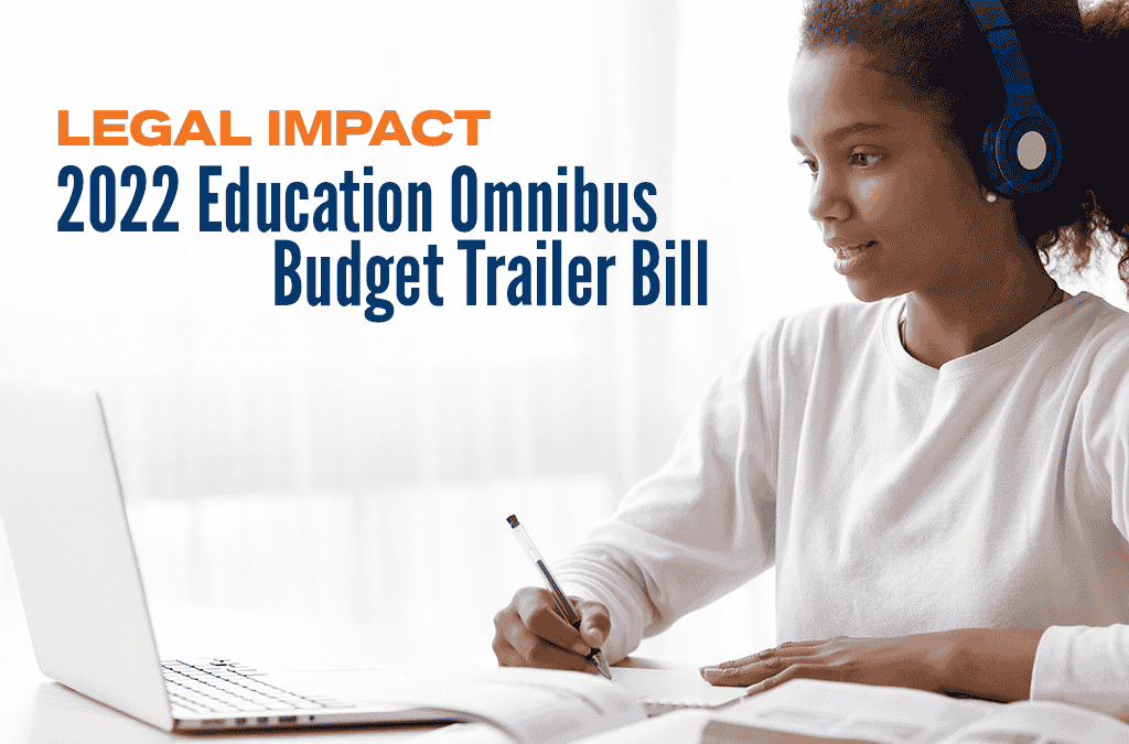 Education Omnibus Budget Trailer Bill