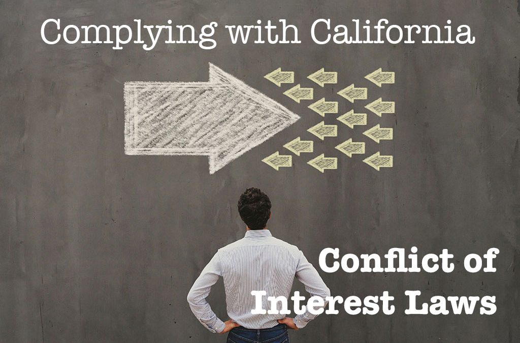 Complying with California Conflict of Interest Laws