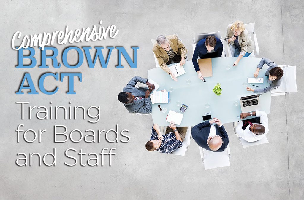 Comprehensive Brown Act Training for Boards & Staff